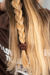 Silk Scrunchies 3er Set | Coffee